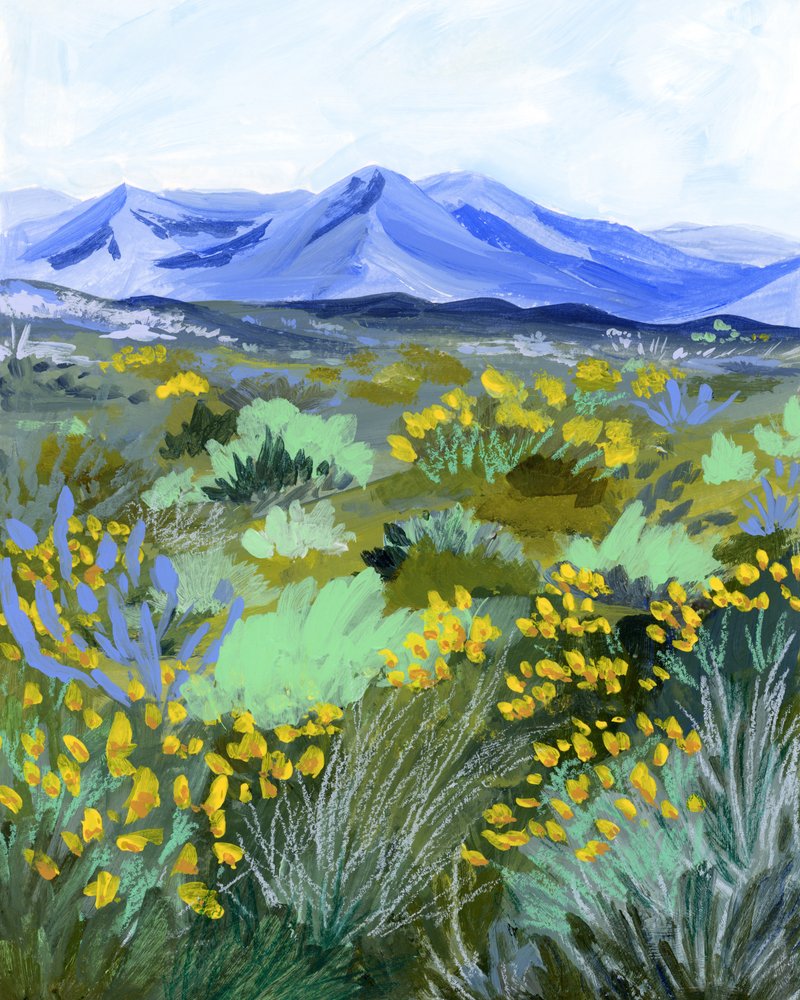 Fleur jaune du désert - Sarah Gesek