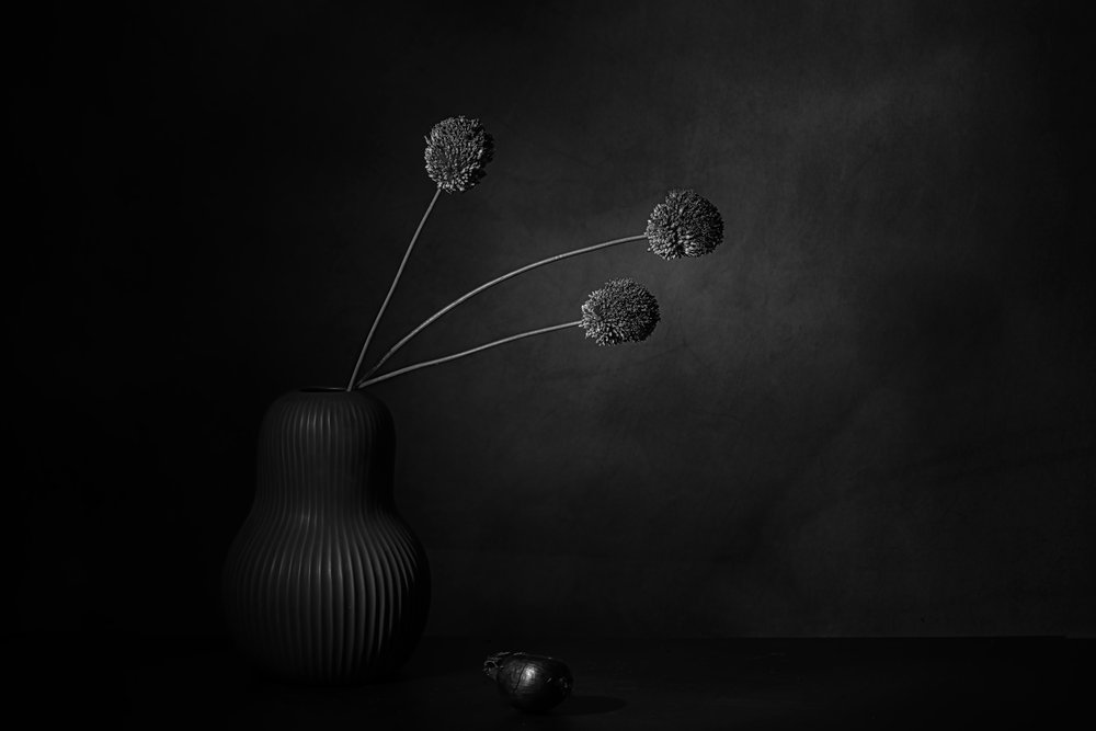 Calme floral sombre - Saskia Dingemans