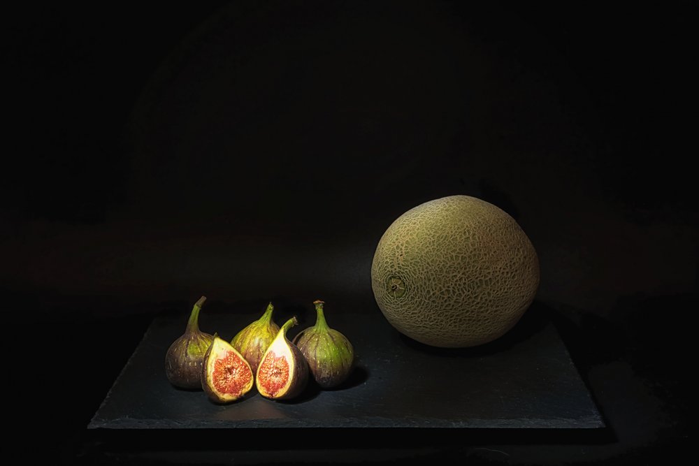 Melon « Moody » et figues - Saskia Dingemans