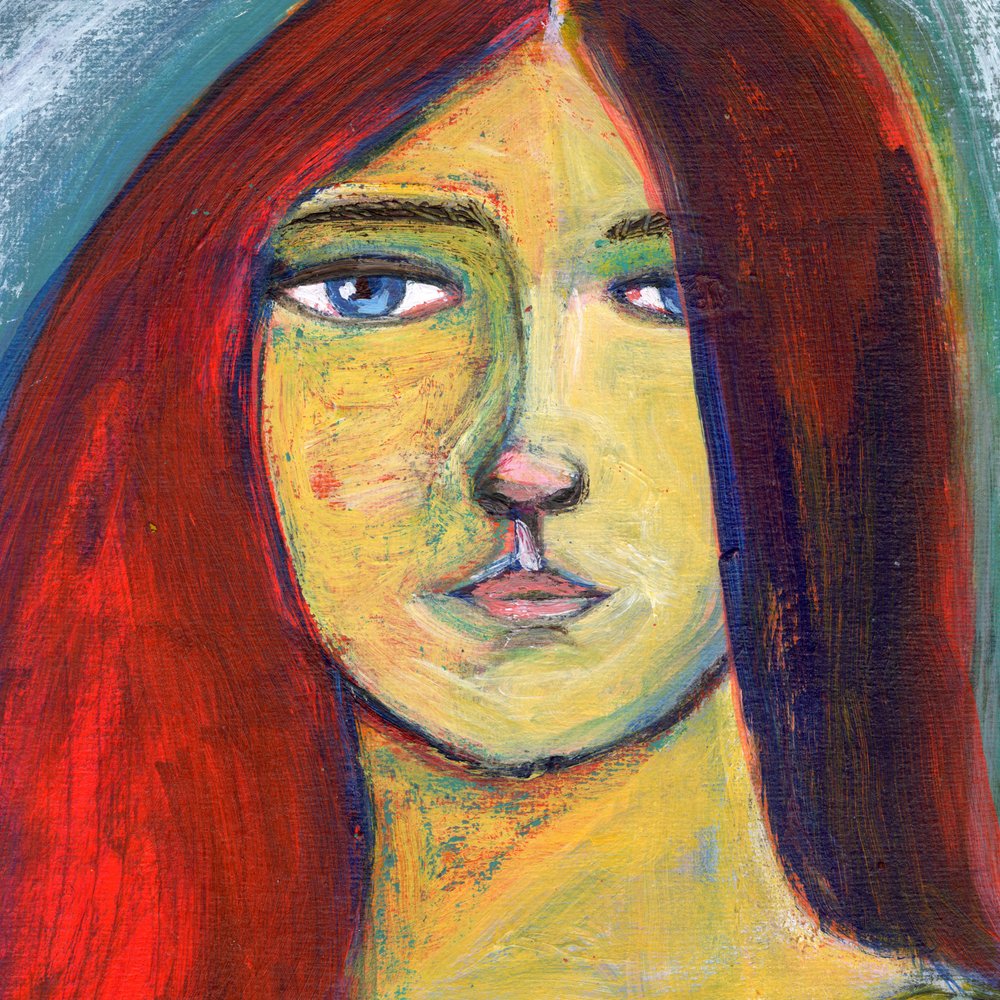 La femme rousse sereine - Sharyn Bursic