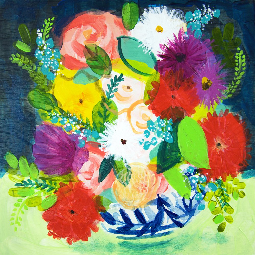 Vibrant bouquet floral - Shelley Hampe