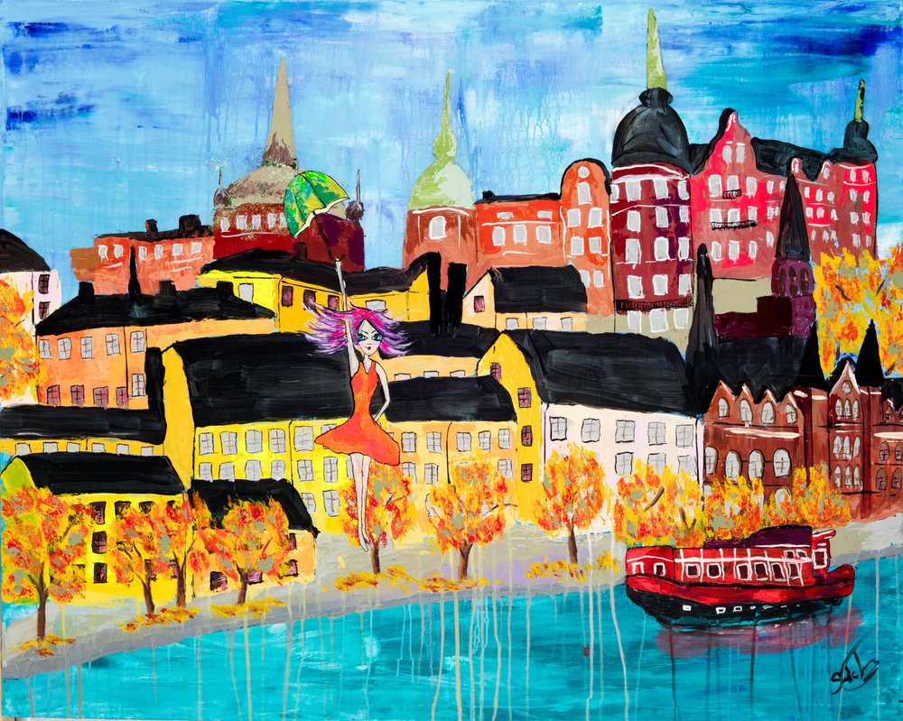 La fille flottante – La ville d