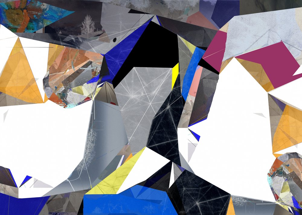 Collage géométrique dynamique - Stefan Fransson