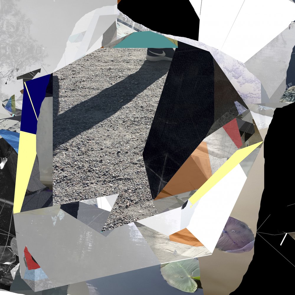 Collage abstrait urbain - Stefan Fransson
