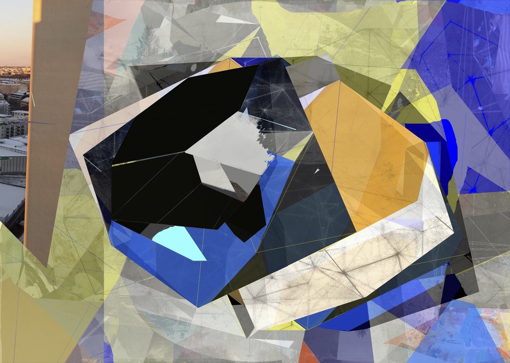 Paysage urbain abstrait et dynamique - Stefan Fransson