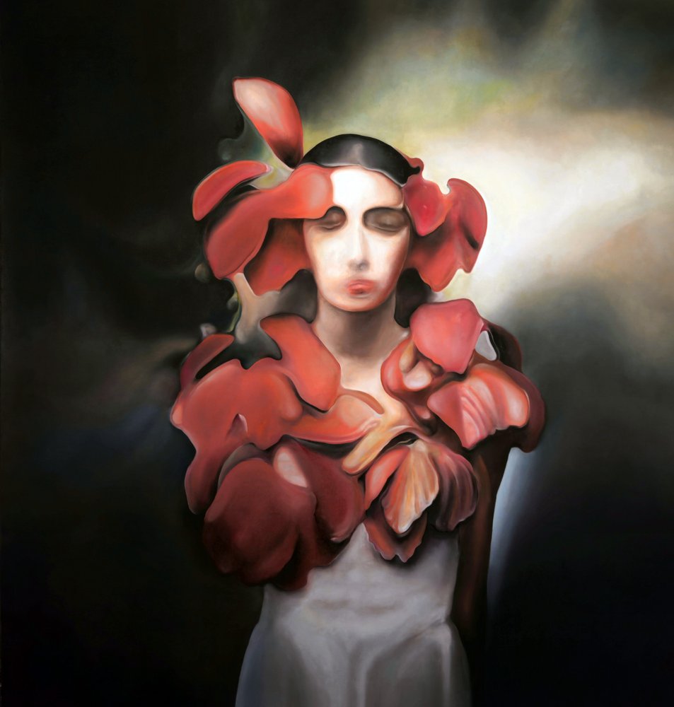 Femme florale rêveuse - Stefano Mazzolini