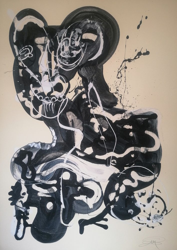 Figure abstraite dynamique - Stefano Mazzolini