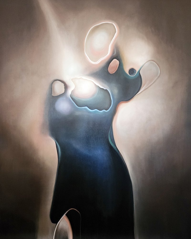 Figure bleue éthérée - Stefano Mazzolini