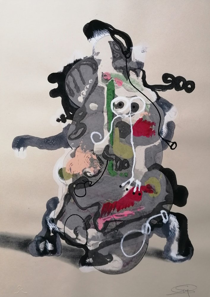 Figure abstraite expressive - Stefano Mazzolini