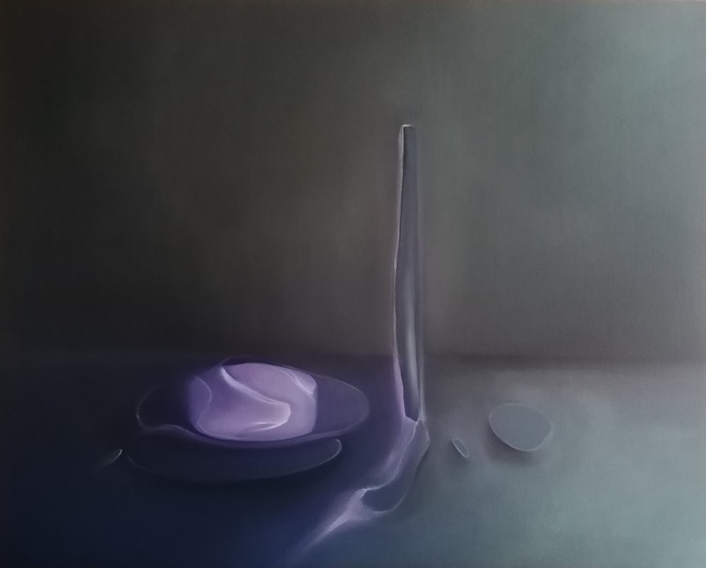 Nature morte violette fluide - Stefano Mazzolini