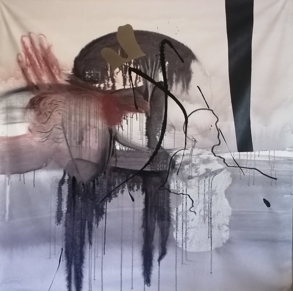 Figure abstraite pensive - Stefano Mazzolini