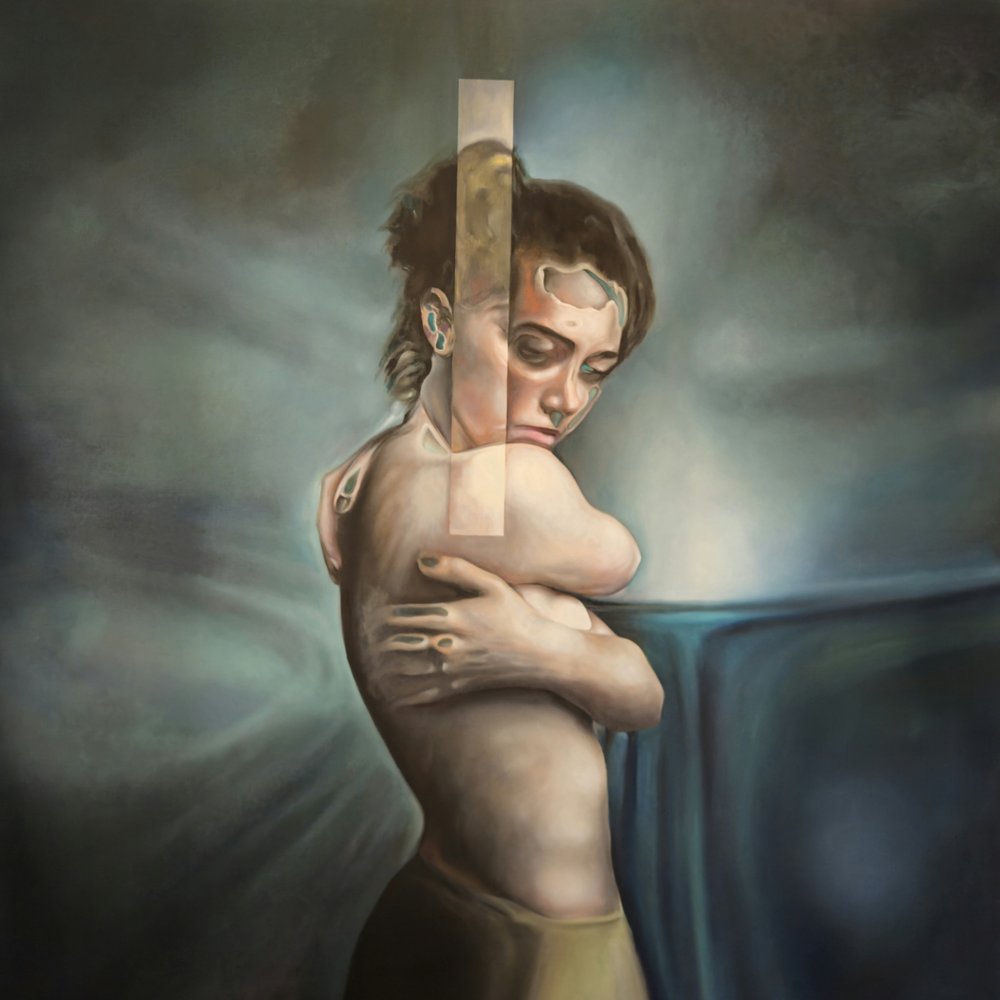 Portrait de femme pensive - Stefano Mazzolini