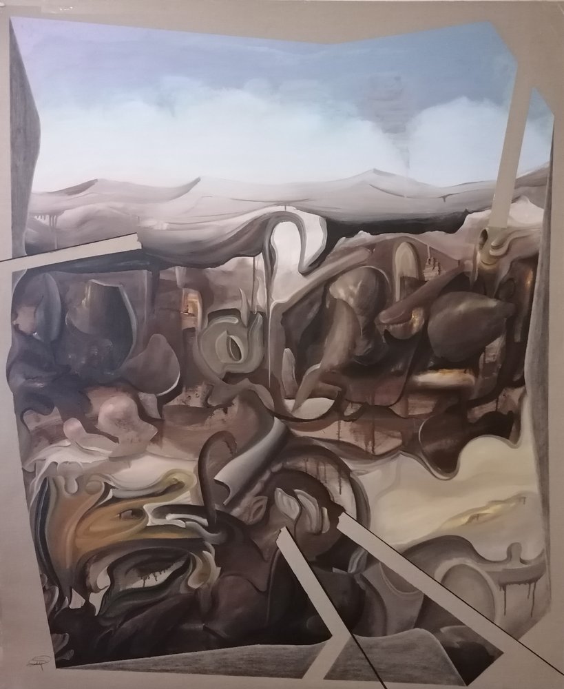 Paysage abstrait surréaliste - Stefano Mazzolini