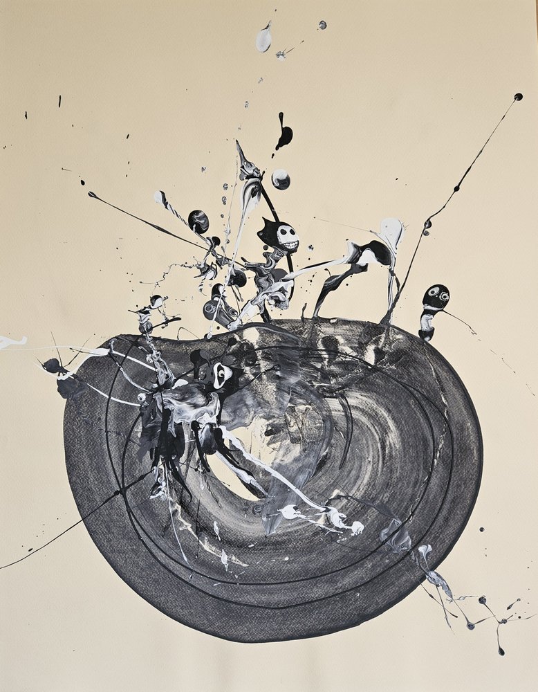 Éclaboussure de peinture fantaisiste - Stefano Mazzolini