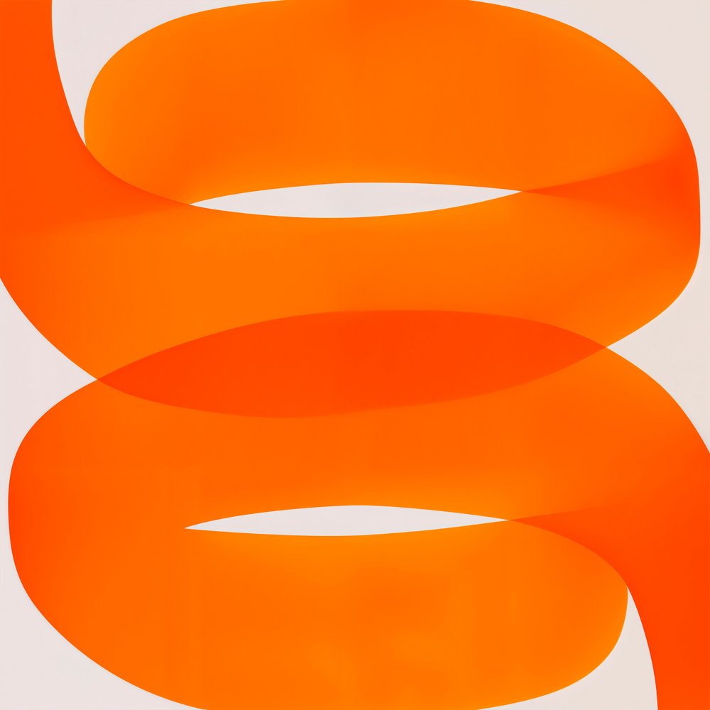 Tourbillon orange dynamique - Studio Palette