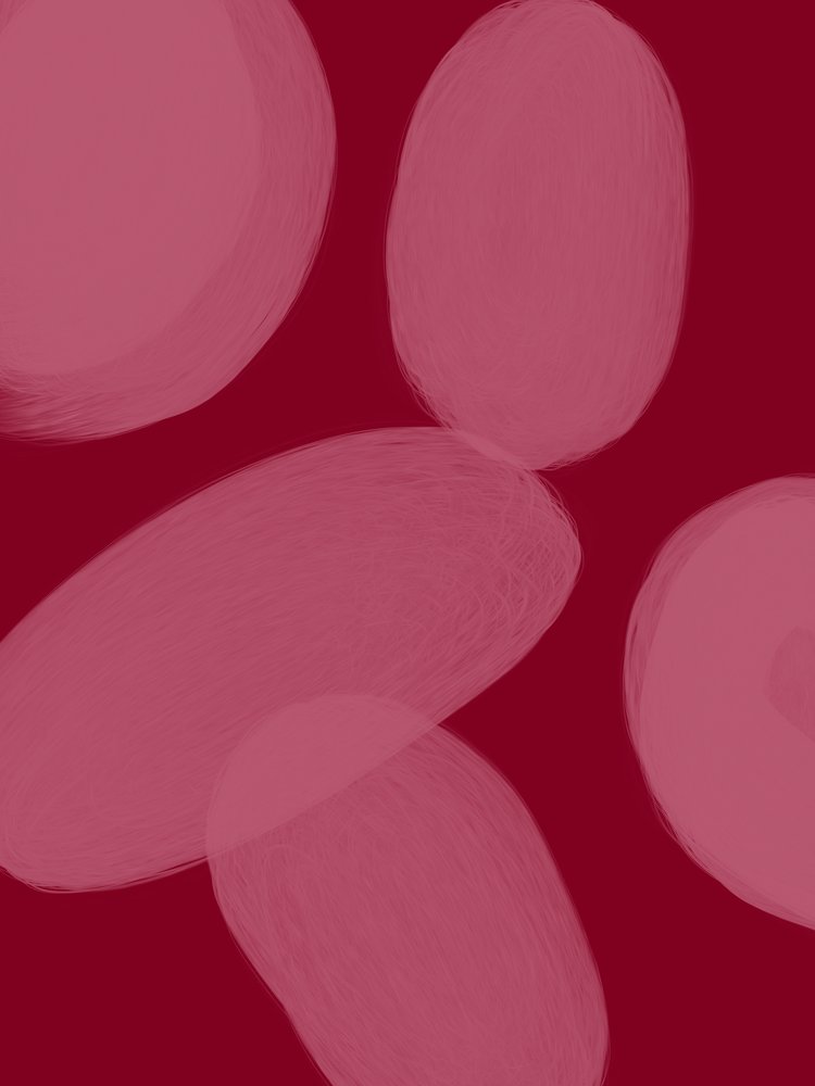 Formes cramoisies fluides - Studio Palette