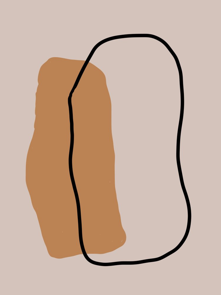 Abstraction organique moderne - Studio Palette