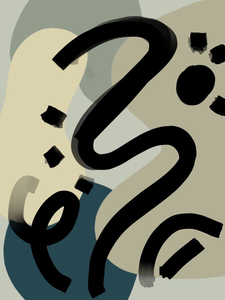 Formes abstraites organiques - Studio Palette
