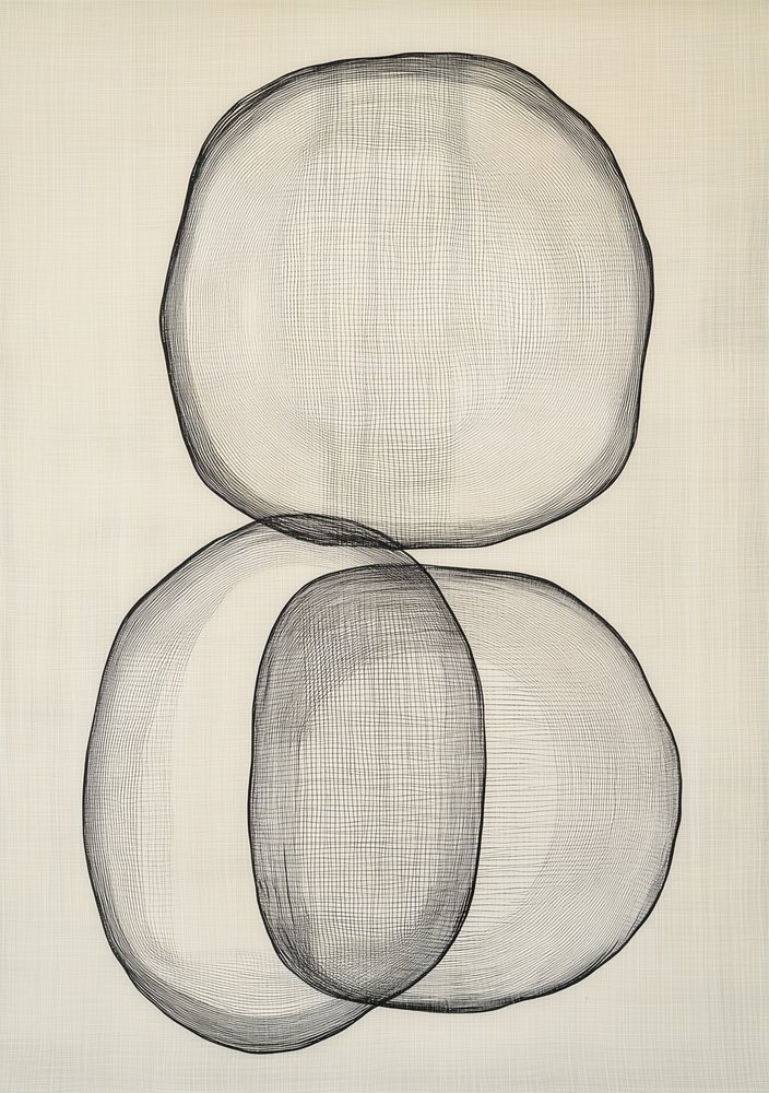 Formes organiques superposées - Studio Palette