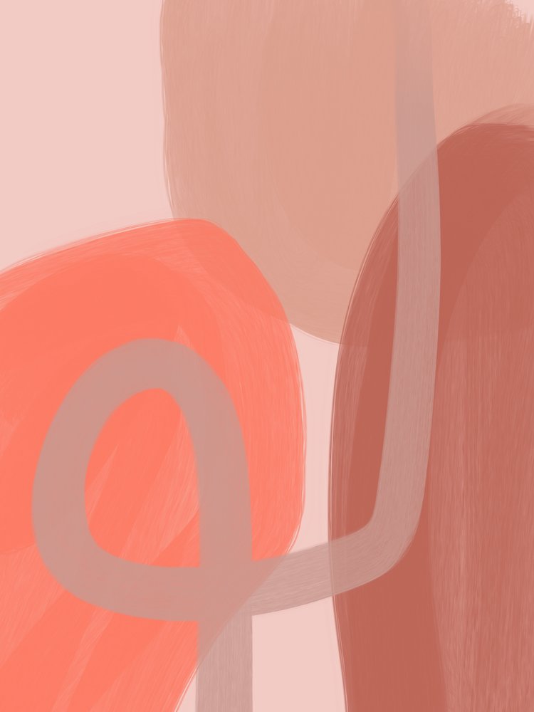 Flux abstrait chaleureux - Studio Palette