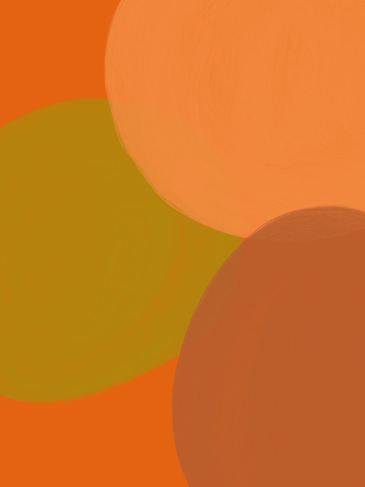 Cercles chaleureux aux tons terreux - Studio Palette