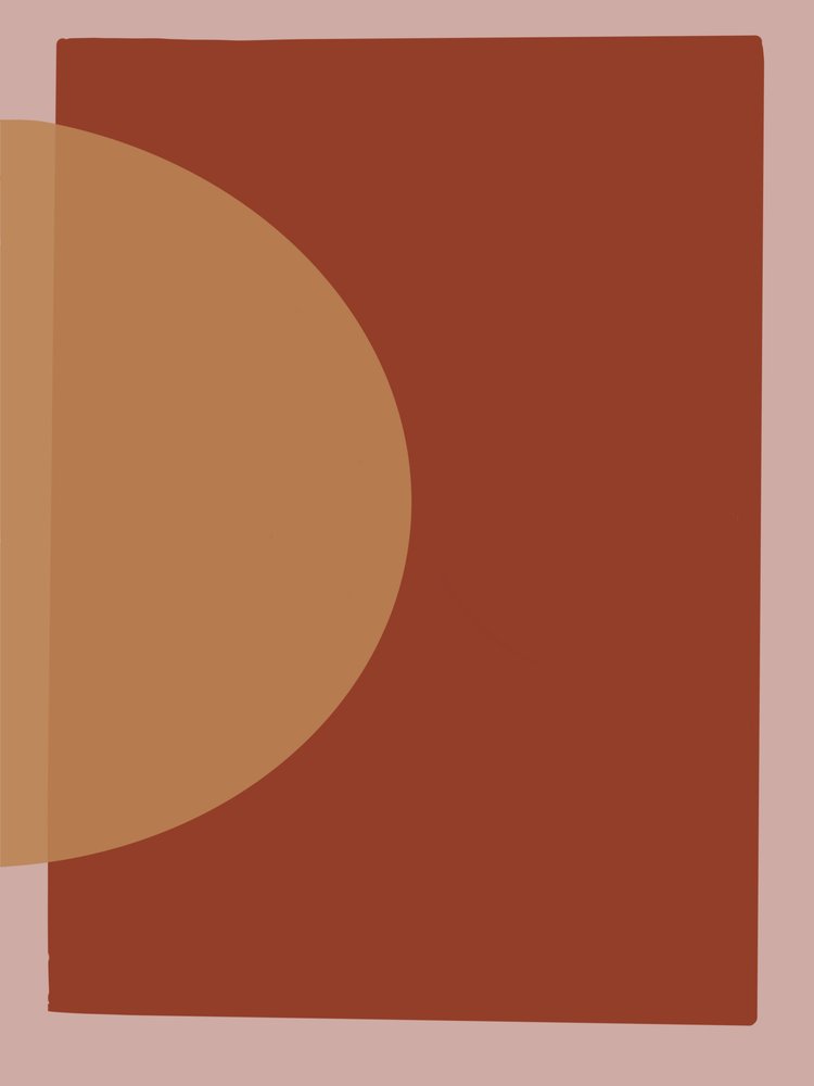 Abstrait géométrique chaleureux - Studio Palette