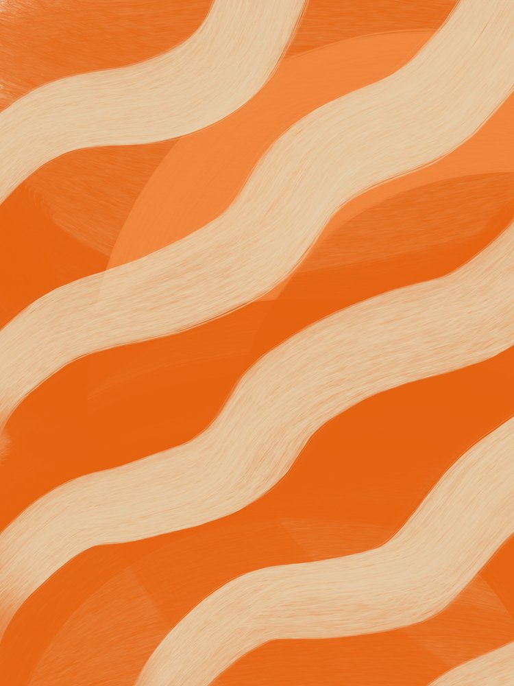 Motif de vagues chaudes - Studio Palette