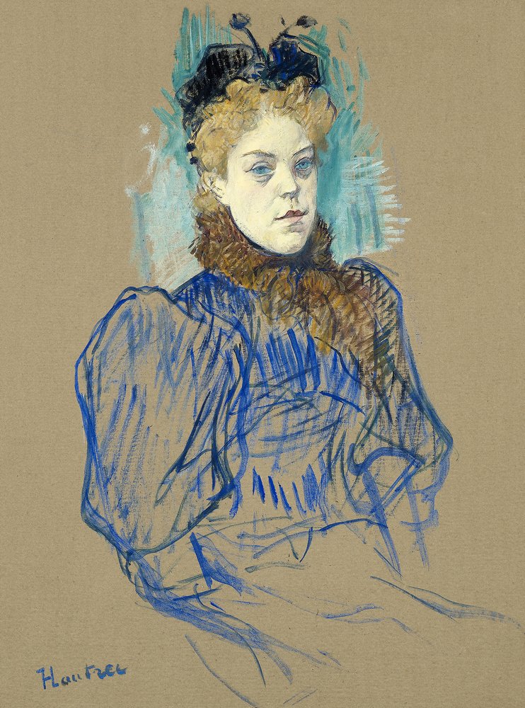 Portrait de May Milton (1895) - TOULOUSE LAUTREC