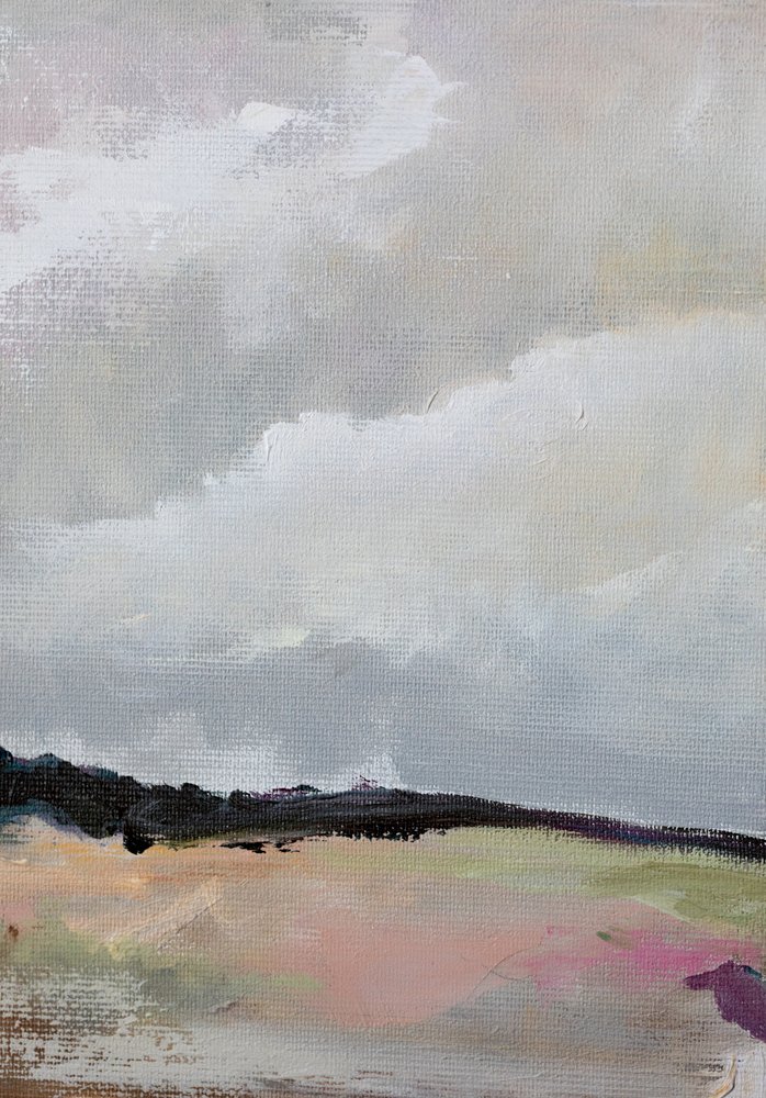 Paysage nuageux aux couleurs pastel - Tamar Green