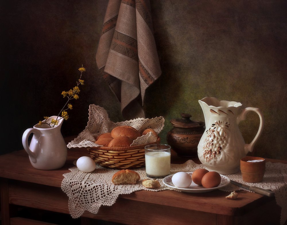 Table de petit-déjeuner rustique - Tatyana Skorokhod