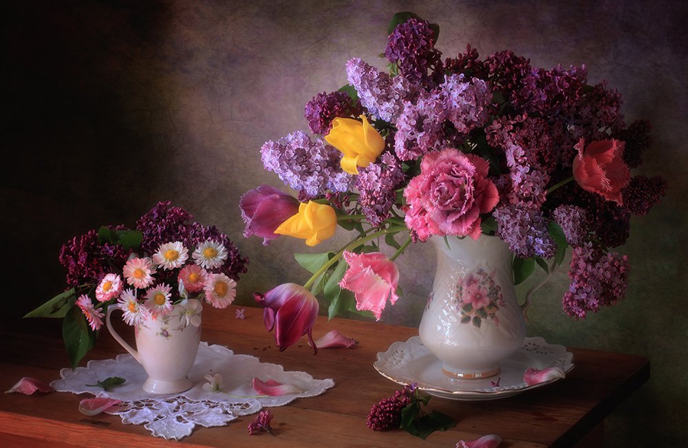 Nature morte printanière pleine de vie - Tatyana Skorokhod