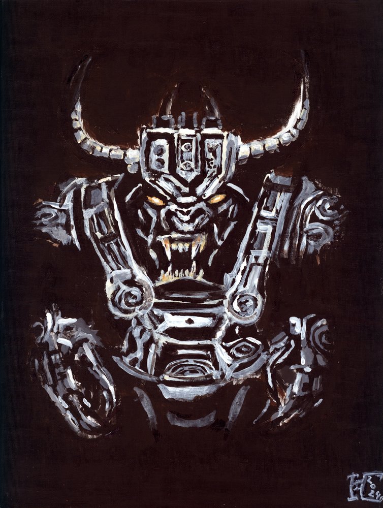 Monstre robot menaçant - Tim Hoinkis