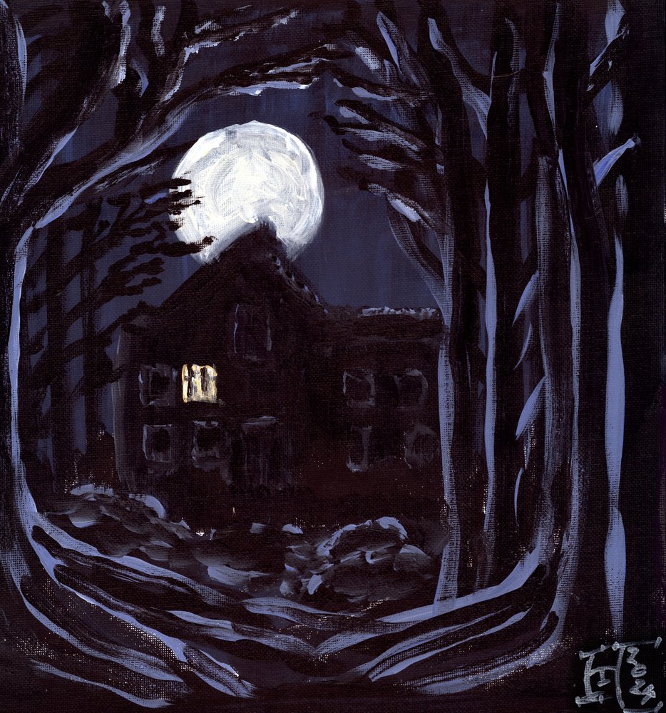 La maison hantée au clair de lune - Tim Hoinkis