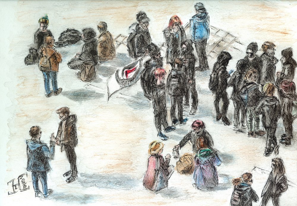 Rassemblement urbain - Tim Hoinkis