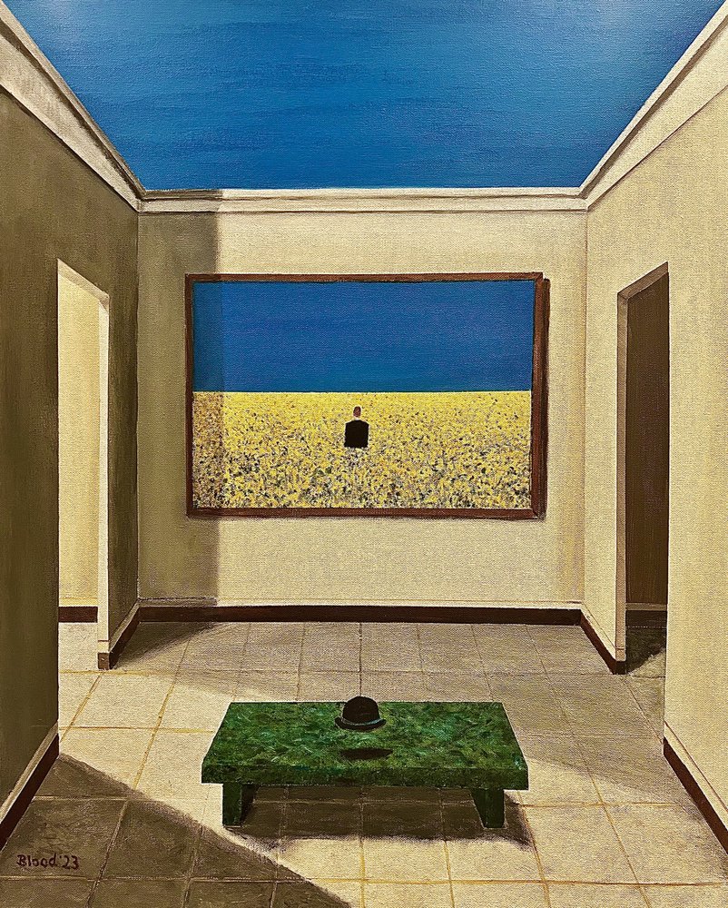 Chambre surréaliste avec tableau - Tom Blood