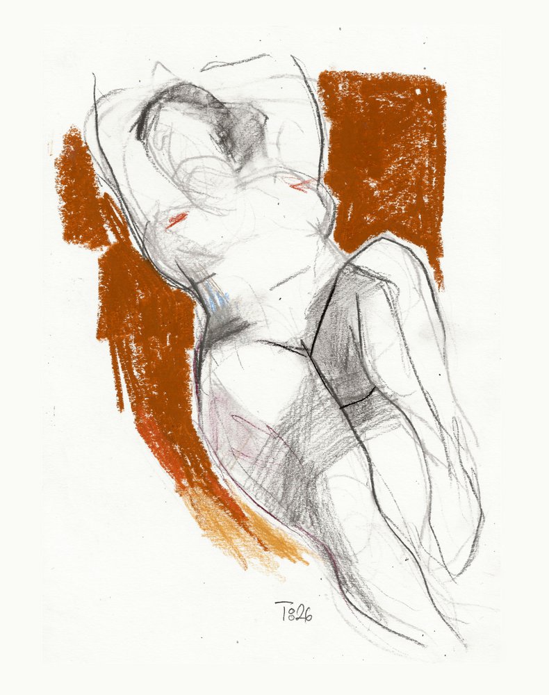 Esquisse de nu expressive - Tore Bahnson