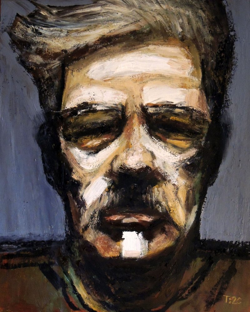 Portrait masculin au style brut - Tore Bahnson