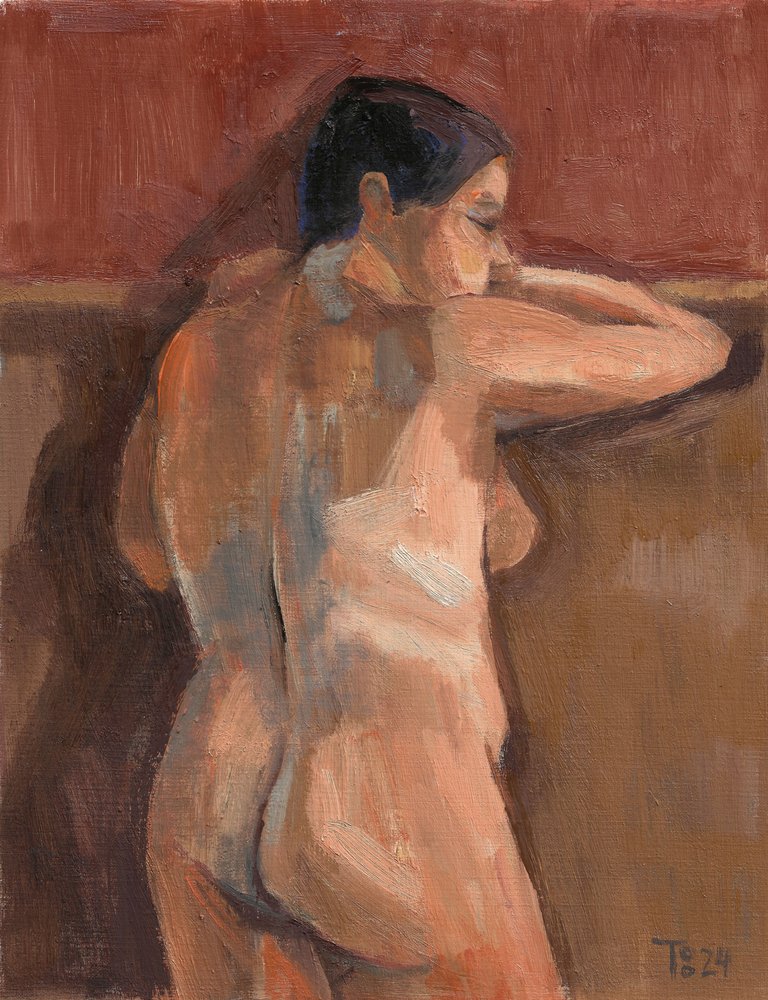 Figure nue penchée - Tore Bahnson