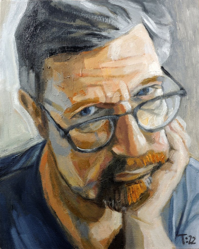Un homme pensif à lunettes - Tore Bahnson