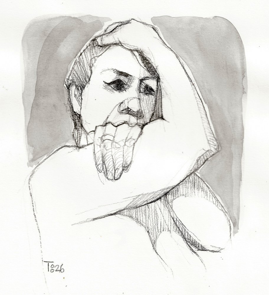 Femme en méditation - Tore Bahnson