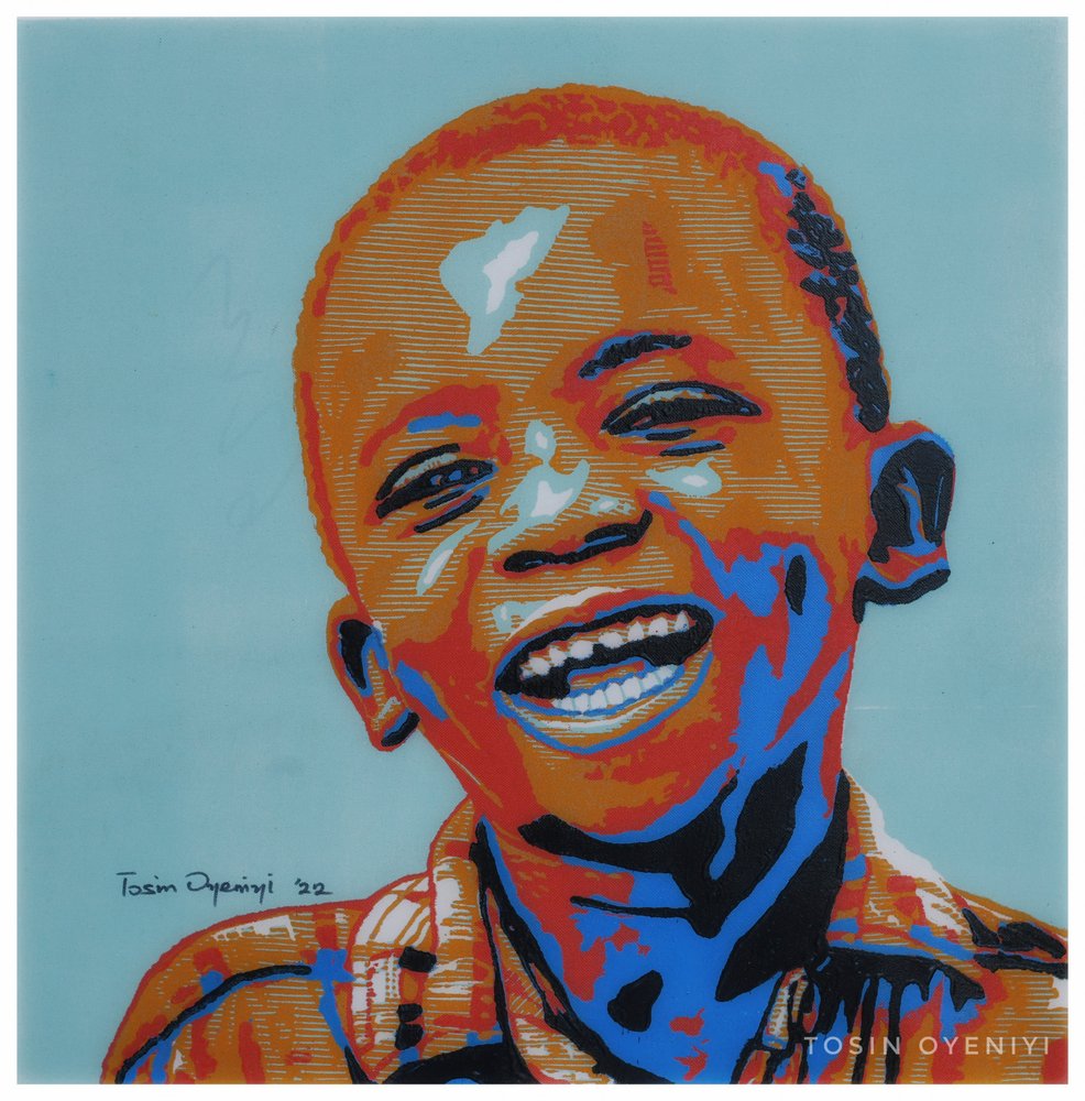 Happy Boy Pop Art - Tosin Oyeniyi