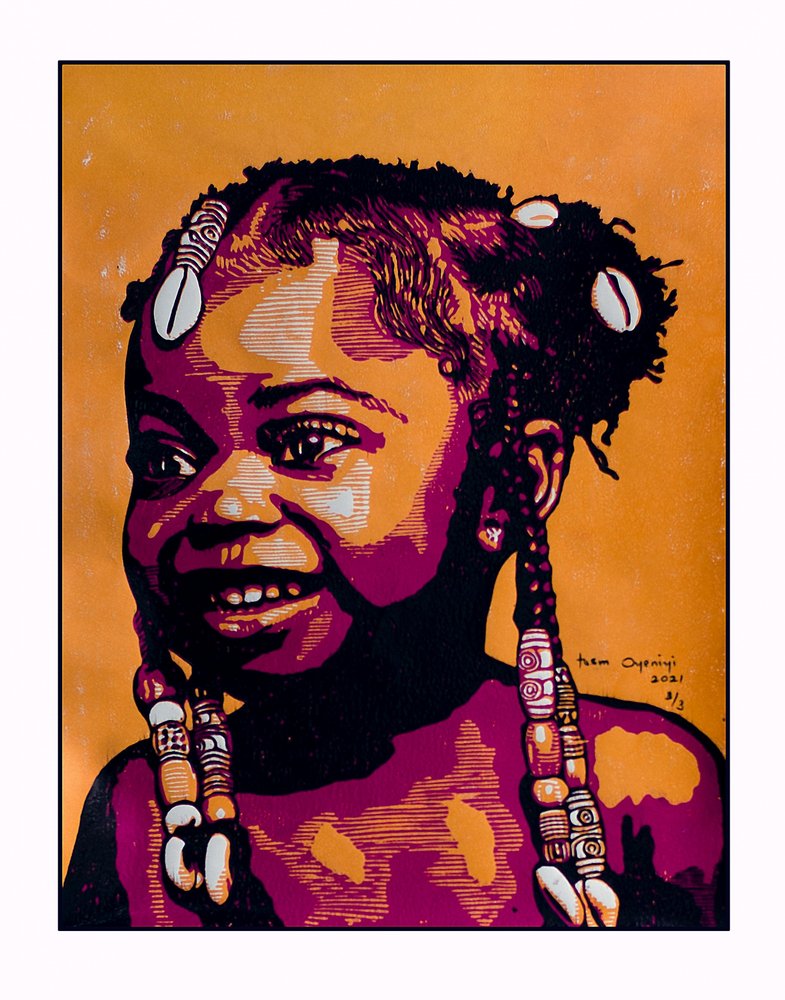 Un enfant africain qui sourit - Tosin Oyeniyi