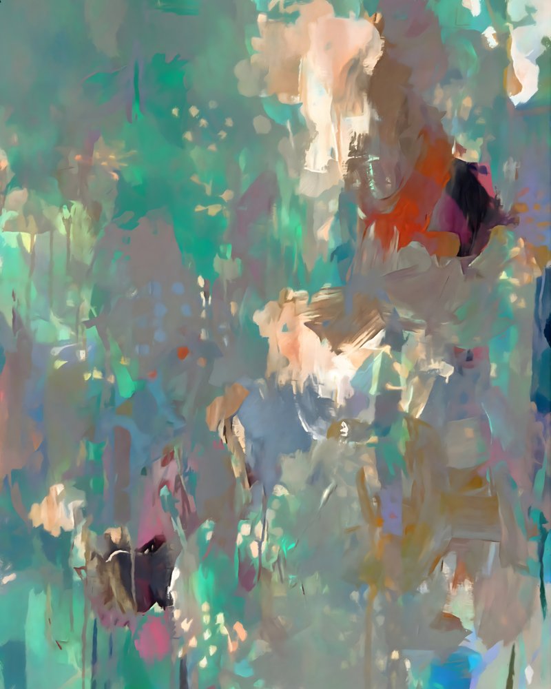 Abstrait floral fluide - Uma Gokhale