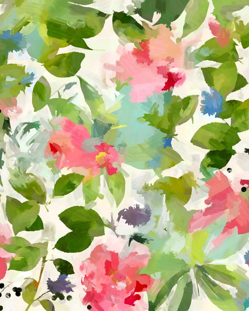 Une impression florale éclatante - Uma Gokhale