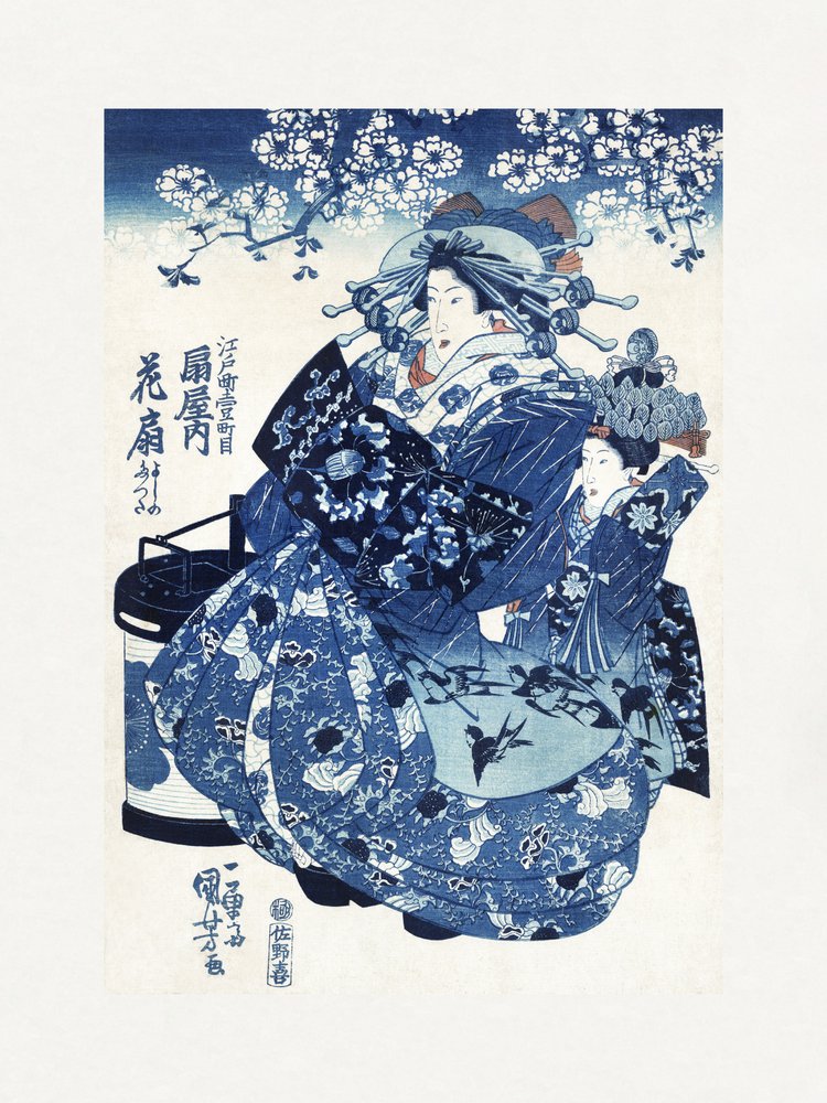 Femme japonaise (1798-1861) - Utagawa Kuniyoshi