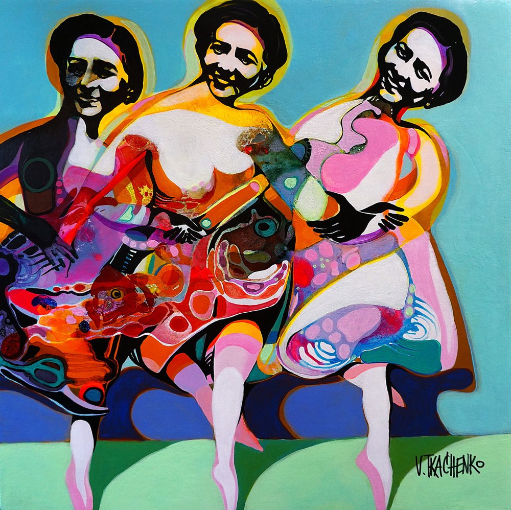 Des danseuses pleines de vie - Victor Tkachenko