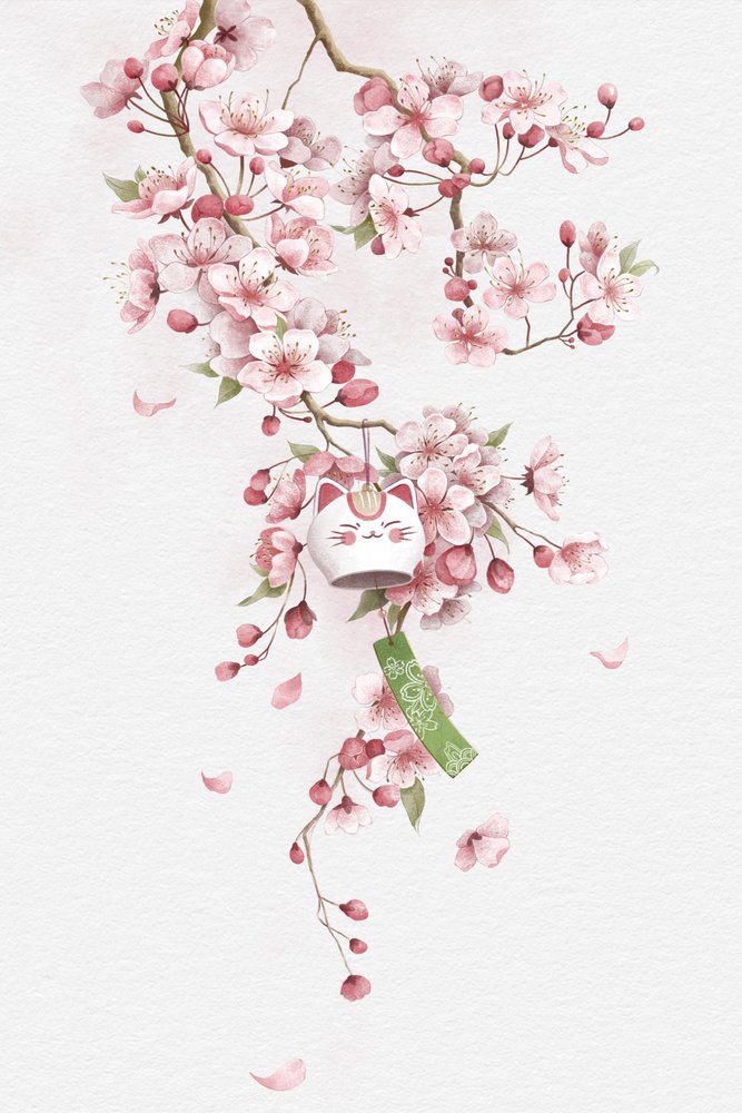 Clochette « Sakura Lucky Cat » - Xuan Thai