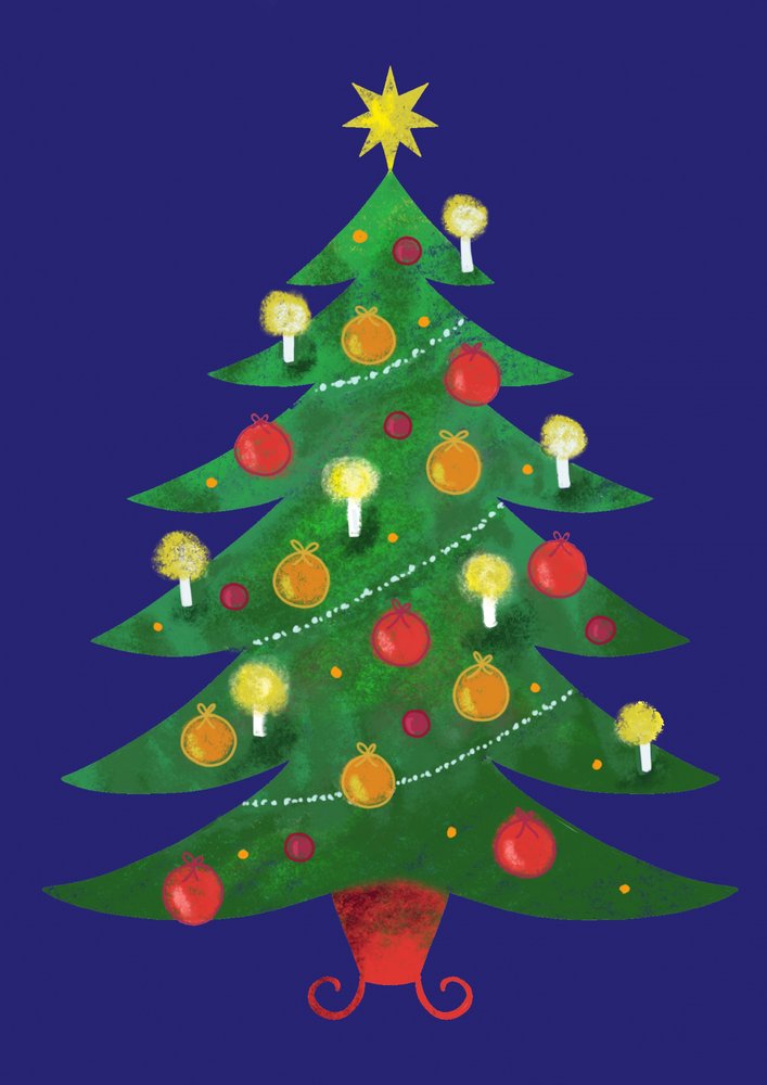 Sapin de Noël festif - Yvonne Gustafsson