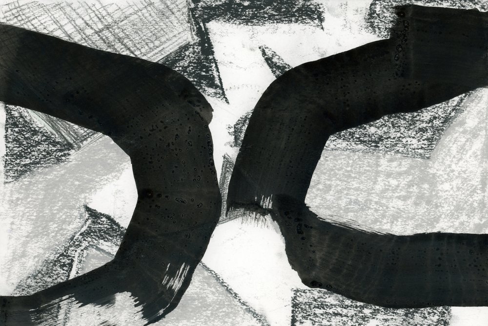 Courbes noires abstraites - cartissi