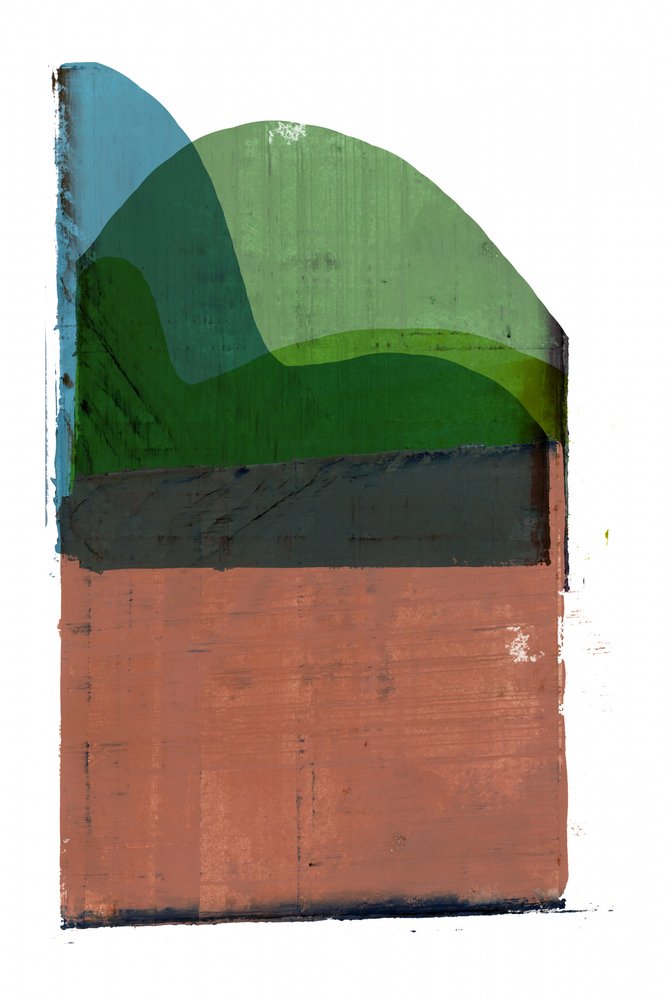 Paysage abstrait en couches - cartissi